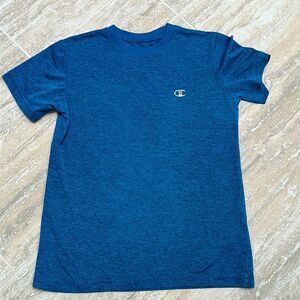 Boys athletic Champion T-shirt heathered aqua - size small